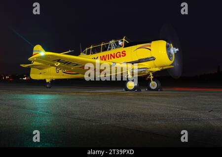 North American, Harvard, G-BSGB, RNAS, Yeovilton. Foto Stock