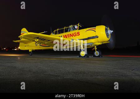 North American, Harvard, G-BSGB, RNAS, Yeovilton. Foto Stock