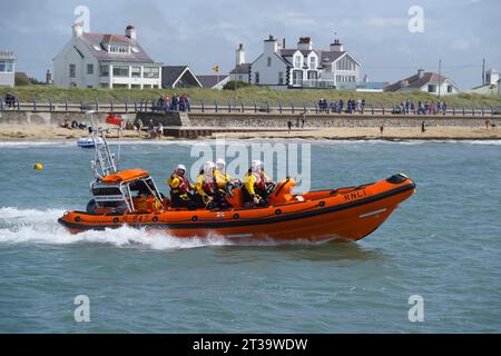 Trearddur Bay, Lifeboat Day, Anglesey, Galles del Nord. REGNO UNITO Foto Stock