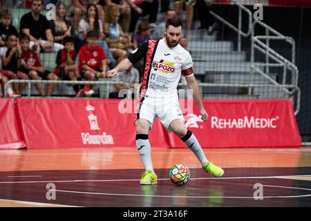 17 ottobre 2023 Murcia Spagna: FABRICIO BASTEZINI brasiliano di ElPozo Murcia FS durante la partita ElPozo Murcia FS vs Barcelona FS League prima d Foto Stock