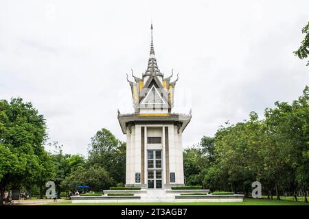 Cambogia, Phnom Penh, Choeung ek Genocidial Center Foto Stock