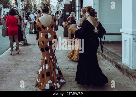 Spagna nel 2023 Fuengirola Feria Foto Stock