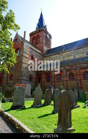 Kirkwall East Church Cathedral a Kirkwall Scozia Isole Orcadi Regno Unito Regno Unito Isole britanniche Foto Stock