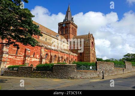 Kirkwall East Church Cathedral a Kirkwall Scozia Isole Orcadi Regno Unito Regno Unito Isole britanniche Foto Stock