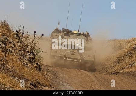 MERKAVA Mark 4 principale carro armato da battaglia delle forze di difesa israeliane. Foto Stock