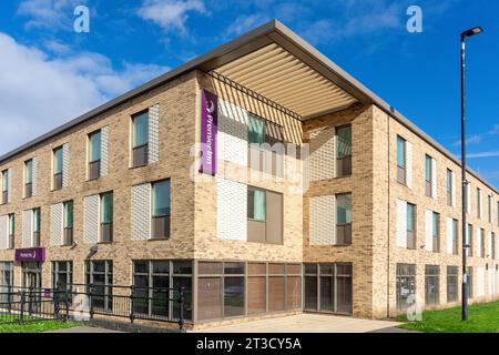 Premier Inn Peterborough City Centre Hotel, Rivergate, Peterborough, Cambridgeshire, Inghilterra, Regno Unito Foto Stock