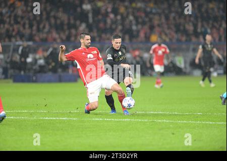 Berlino, Germania. 24 ottobre 2023. Berlino, Germania. 24 ottobre 2023: Durante la partita Champions League - 1.FC Union Berlino contro SSC Napoli - Olympiastadion Berlin. Berlino, Germania. (Ryan Sleiman /SPP) credito: SPP Sport Press Photo. /Alamy Live News Foto Stock