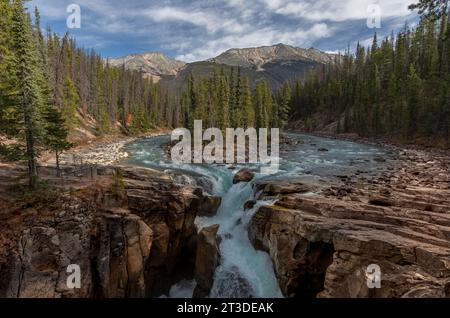 Banff and Jasper National Parak in Alberta, Canada Foto Stock