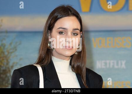 ELISA Bachir Bey partecipa alla Premiere di Netflix Voleuses a Parigi, in Francia, il 24 ottobre 2023. Foto di Aurore Marechal/ABACAPRESS.COM Foto Stock