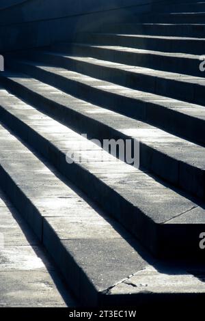 Scale in una strada. Foto Stock