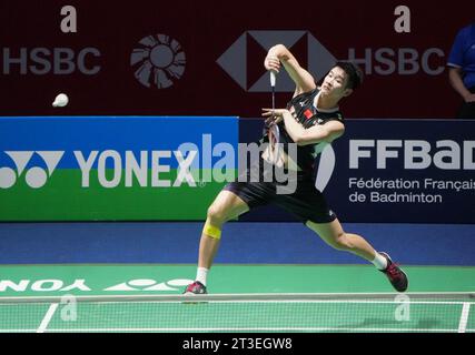 Li Shifeng di Chine durante lo Yonex Internationaux de, Francia. , . Alla Glaz Arena di Cesson-Sévigné, Francia - foto Laurent Lairys /ABACAPRESS.COM credito: Abaca Press/Alamy Live News Foto Stock