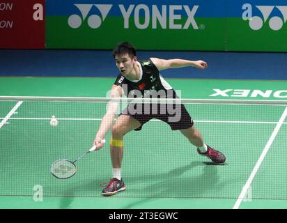 Li Shifeng di Chine durante lo Yonex Internationaux de, Francia. , . Alla Glaz Arena di Cesson-Sévigné, Francia - foto Laurent Lairys /ABACAPRESS.COM credito: Abaca Press/Alamy Live News Foto Stock