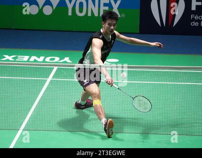 Li Shifeng di Chine durante lo Yonex Internationaux de, Francia. , . Alla Glaz Arena di Cesson-Sévigné, Francia - foto Laurent Lairys /ABACAPRESS.COM credito: Abaca Press/Alamy Live News Foto Stock