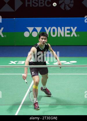 Li Shifeng di Chine durante lo Yonex Internationaux de, Francia. , . Alla Glaz Arena di Cesson-Sévigné, Francia - foto Laurent Lairys /ABACAPRESS.COM credito: Abaca Press/Alamy Live News Foto Stock