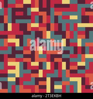 Pixel Abstract Design Design pattern pixel di sfondo Illustrazione Vettoriale