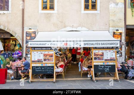 Francia, Haute Savoie, Annecy, la città vecchia Foto Stock