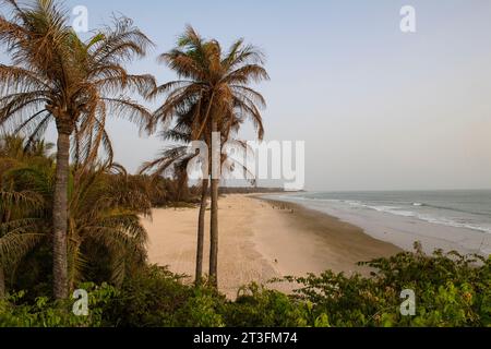 Senegal, Casamance, Ziguinchor District, Cap Skirring, la spiaggia Foto Stock
