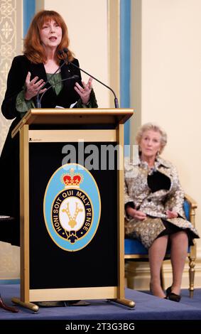 Melbourne, Australia. 25 ottobre 2023. La principessa Astrid del Belgio e il governatore di Victoria Margarate Gardner fotografati durante una chiamata di cortesia con il governatore di Victoria, alla Government House Victoria, durante la missione economica belga nel Commonwealth dell'Australia, a Melbourne, mercoledì 25 ottobre 2023. Una delegazione belga è in missione economica di 10 giorni in Australia dal 19 al 28 ottobre 2023. BELGA PHOTO BENOIT DOPPAGNE Credit: Belga News Agency/Alamy Live News Foto Stock