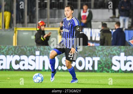 Pisa, Italia. 24 ottobre 2023. Emanuel Vignato (Pisa) durante Pisa SC vs Lecco 1912, partita di calcio di serie B a Pisa, Italia, 24 ottobre 2023 crediti: Agenzia fotografica indipendente/Alamy Live News Foto Stock