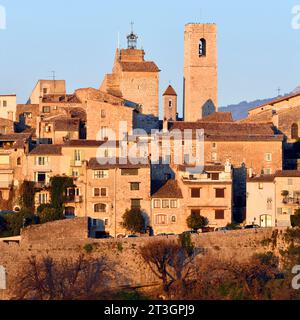 Francia, Alpi marittime, Saint Paul de Vence, famoso villaggio arroccato sulla Costa Azzurra (Côte d'Azur) Foto Stock