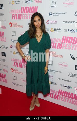 Londra, Regno Unito . 25 ottobre, 2023 . Parvinder Shergill nella foto al London Indian Film Festival Opening Gala 2023 tenutosi al Picturehouse Central. Credito: Alan D West/EMPICS/Alamy Live News Foto Stock