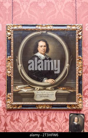 Londra, Regno Unito-19 maggio 2023: Self Portrait Painted by Bartolome Esteban Murillo Exposed at National Gallery of London, Inghilterra Foto Stock