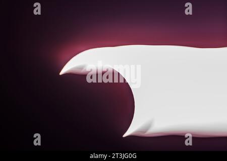 Il movimento di Abract sfoca la vista dell'eclissi solare anulare; la luna tra la terra e il sole Foto Stock