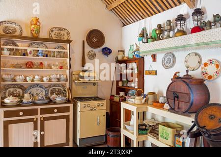 Glencolumbkille Folk Village, contea di Donegal, Irlanda Foto Stock