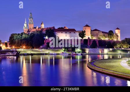 Castello reale di Wawel - Cracovia, Polonia Foto Stock
