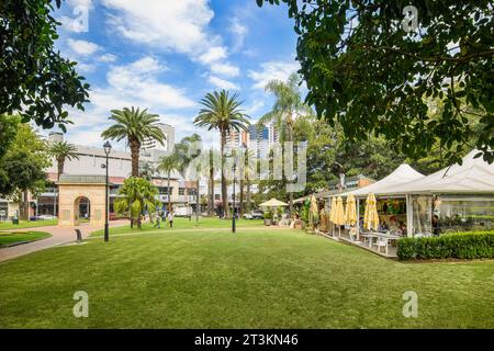 Sydney, Australia – 22 aprile 2021: Burwood War Memorial Arch nel Burwood Park a Burwood, sobborgo nell'Inner West di Sydney. Foto Stock