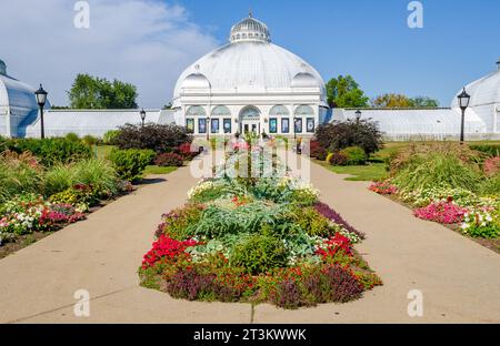 Giardino botanico di Buffalo, New York Foto Stock