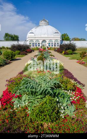 Giardino botanico di Buffalo, New York Foto Stock