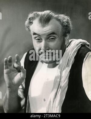 L'attore danese Peter Malberg nel film Lykke Paa Rejsen, Danimarca 1947 Foto Stock