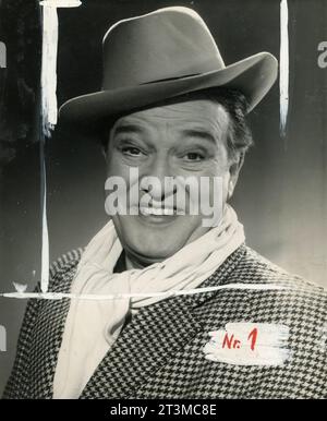 Danish actor Peter Malberg in the movie Der Var Engang en Gade, Denmark 1957 Stock Photo