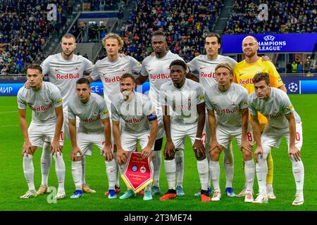 Milano, Italia. 24 ottobre 2023. La partenza 11 del Salzburg per la partita di UEFA Champions League tra Inter e FC Salzburg a Giuseppe Meazza a Milano. (Foto: Gonzales Photo - Tommaso Fimiano). Foto Stock