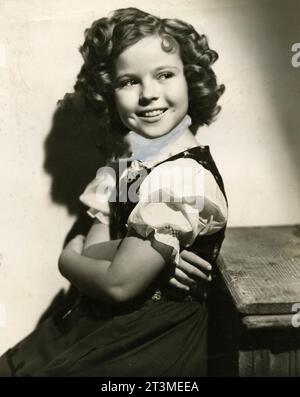 L'attrice americana Shirley Temple nel film Heidi, USA 1937 Foto Stock