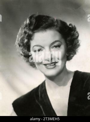 Ritratto dell'attrice americana Myrna Loy, USA 1930 Foto Stock