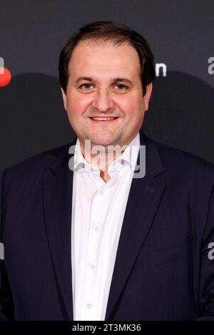 Politiker Nathanael Liminski CDU, Minister für Bundes- und Europaangelegenheiten, Internationales, Medien und Chef der Staatskanzlei NRW, beim NRW-Medienpreis für entwicklungspolitisches Engagement im Rautenstrauch-Joest Museum. Köln, 25.10.2023 NRW Deutschland *** politico Nathanael Liminski CDU , Ministro degli affari federali ed europei, affari internazionali, media e Capo della Cancelleria di Stato NRW, al NRW Media Award for Development Policy Engagement presso il Rautenstrauch Joest Museum Colonia, 25 10 2023 NRW Germania Copyright: XChristophxHardtx Foto Stock