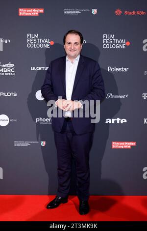 Politiker Nathanael Liminski CDU, Minister für Bundes- und Europaangelegenheiten, Internationales, Medien und Chef der Staatskanzlei NRW, beim NRW-Medienpreis für entwicklungspolitisches Engagement im Rautenstrauch-Joest Museum. Köln, 25.10.2023 NRW Deutschland *** politico Nathanael Liminski CDU, Ministro degli affari federali ed europei, affari internazionali, Media e Capo della Cancelleria di Stato NRW, al NRW Media Award for Development Policy Engagement presso il Rautenstrauch Joest Museum Colonia, 25 10 2023 NRW Germania Copyright: XChristophxHardtx Credit: Imago/Alamy Live News Foto Stock