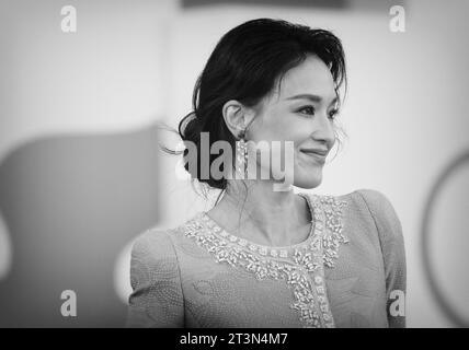 Venezia, Italia. 9 settembre 2023. Attrice Shu Qi Credit: Agenzia fotografica indipendente/Alamy Live News Foto Stock