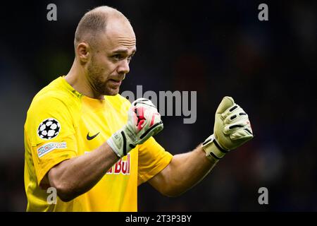 Alexander Schlager del RB Salzburg gesti durante la partita di UEFA Champions League tra FC Internazionale e RB Salzburg. Foto Stock