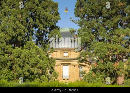 Villa Reitzenstein, Amtssitz Staatsministerium Baden-Württemberg und des amtierenden Ministerpräsidenten, Richard-Wagner-Straße, Stoccarda, Baden-Württemberg, Deutschland *** Villa Reitzenstein, residenza ufficiale del Ministero dello Stato del Baden Württemberg e del primo Ministro ad interim, Richard Wagner Straße, Stoccarda, Baden Württemberg, Germania crediti: Imago/Alamy Live News Foto Stock