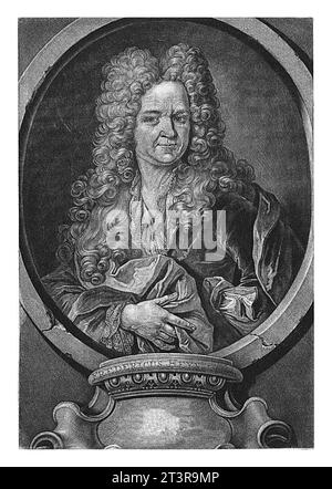 Ritratto di Friedrich Heyn, Pieter Schenk (i), 1704 Foto Stock