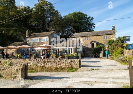 Il Druid Inn Birchover, Derbyshire Foto Stock