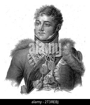 Ritratto di Giorgio IV (re di Gran Bretagna e Hannover), Guglielmo di Senus, dopo George Henry Harlow, 1783 - 1851 Foto Stock