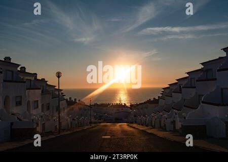 Settembre 2023. Città costiera di Ericeira in Portogallo. Credito: Notizie SMP / notizie Alamy Live Foto Stock