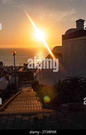 Settembre 2023. Città costiera di Ericeira in Portogallo. Credito: Notizie SMP / notizie Alamy Live Foto Stock