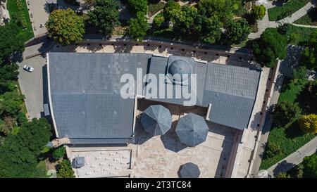 Konya Alaeddin Mosque Drone Images 2023 in Turchia Foto Stock