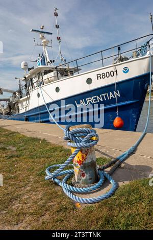 Muskegon, Michigan - The Laurentian, una nave di ricerca ambientale dei grandi Laghi gestita dalla National Oceanic and Atmospheric Administration (NOAA) Foto Stock