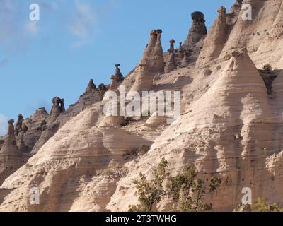 Monumento nazionale Tent Rocks (Kasha-Katuwe), New Mexico Foto Stock